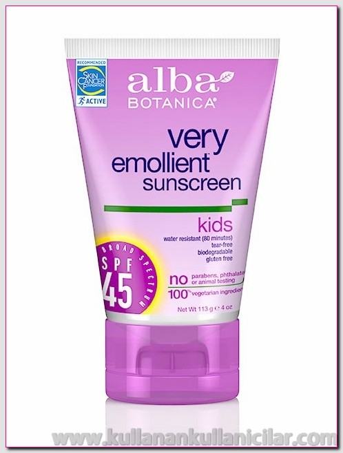 Alba Very Emollient Sunscreen Pure Kids SPF